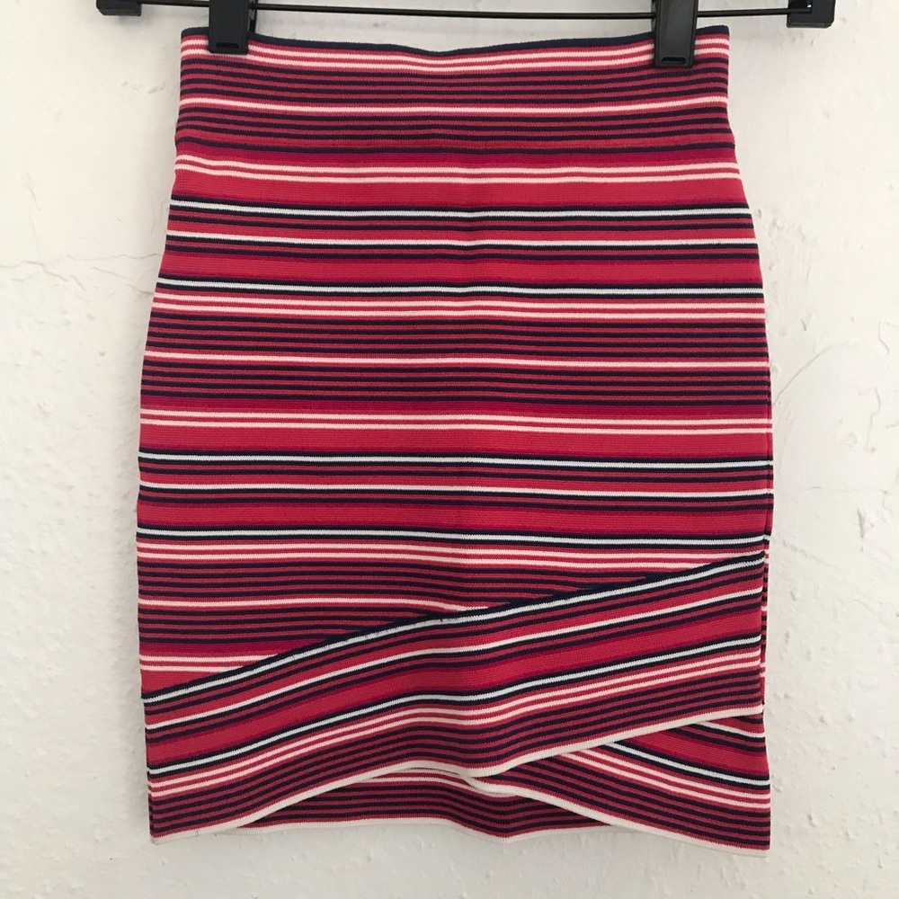 Bcbgmaxazria Striped Power Skirt